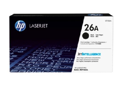 HP 26A Black Original LaserJet Toner Cartridge (CF226A)